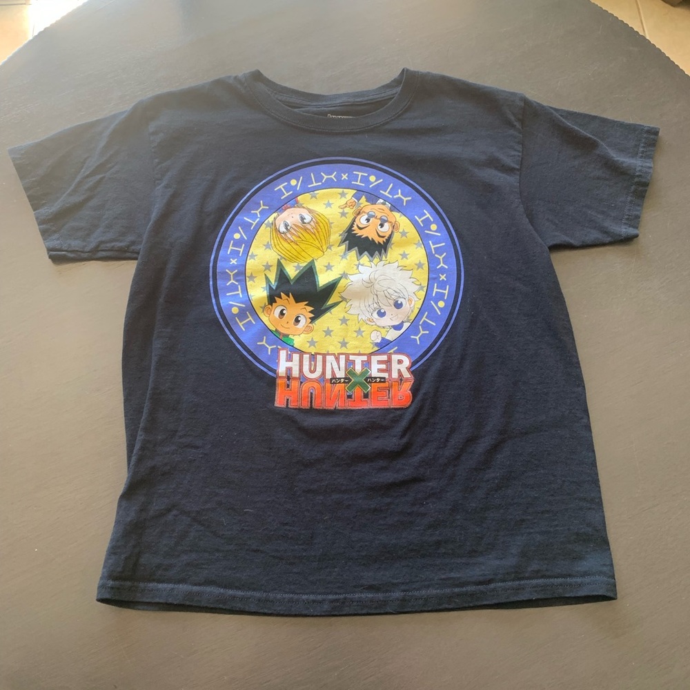 Hunter x Hunter Graphic T-Shirt Black Mens XS Extra Small